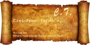 Czeichner Teréz névjegykártya